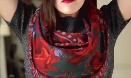 长丝巾的系法视频教程,长丝巾多款时尚系法教程大盘点