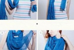 长丝巾的系法视频教程,长丝巾多款时尚系法教程大盘点
